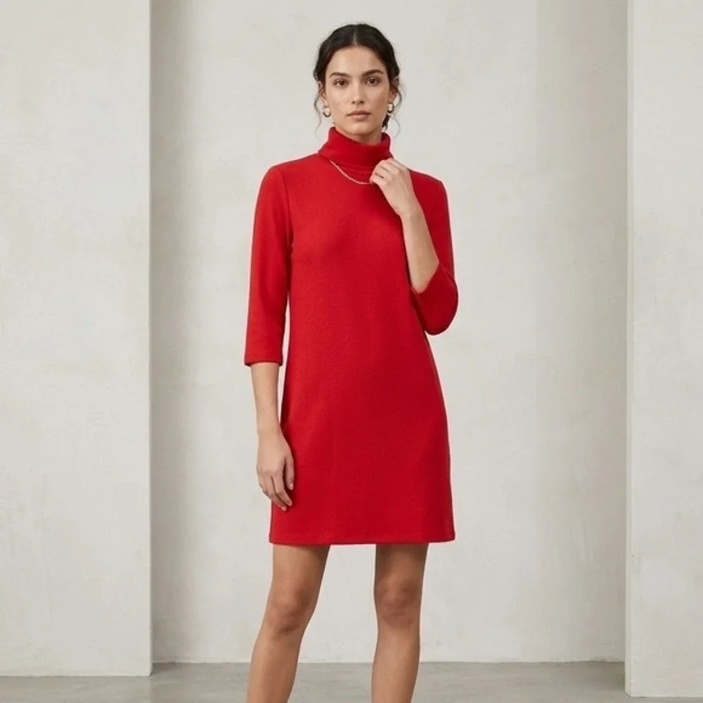 mini sweater dress zara Zara Foldover Sweater Mini Dress